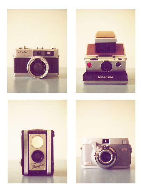 The Vintage Cameras Set Of 4 Photos Cropped To 5x7 Vintage Cameras