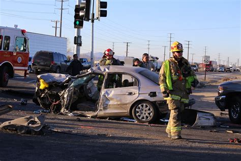 Multi Vehicle Traffic Collision on 395 - VVNG.com - Victor Valley News