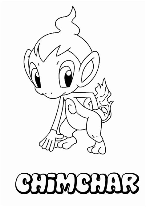 Monferno Coloring Pages At Getdrawings Free Download