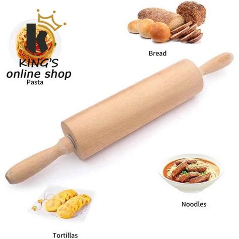 Wooden Rolling Pins Or Wood Dough Roller Rolling Pins Shopee Philippines
