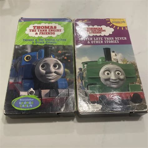 THOMAS THE TANK Engine Friends VHS Lot Of 2 Spec Letter Better Late