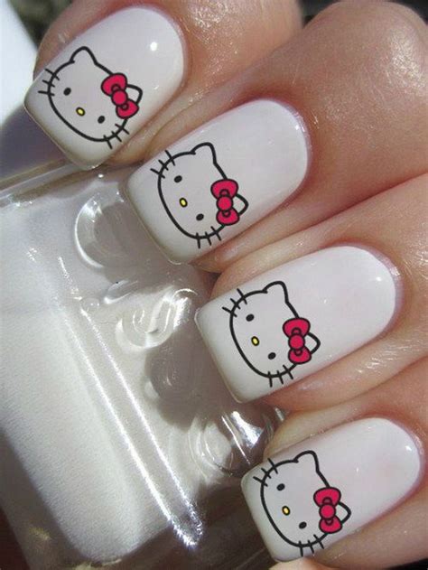 cute  kitty nail art designs hative