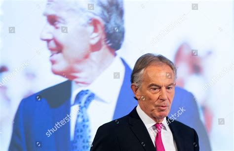 Britains Former Prime Minister Tony Blair Editorial Stock Photo Stock