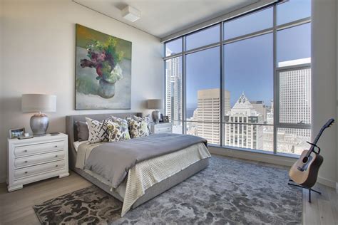 Elegant Downtown Condo Modern Bedroom Seattle By Schulte Design