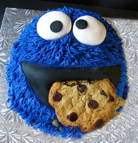 Cookie Monster Cakes Decoration Ideas Little Birthday Cakes