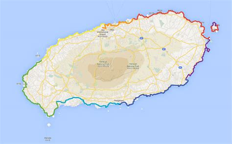 The island is 73 km long and 31 km wide with any array of tourist spots interspersed in between. Bicycle Paths on Jeju-Do - Kojects