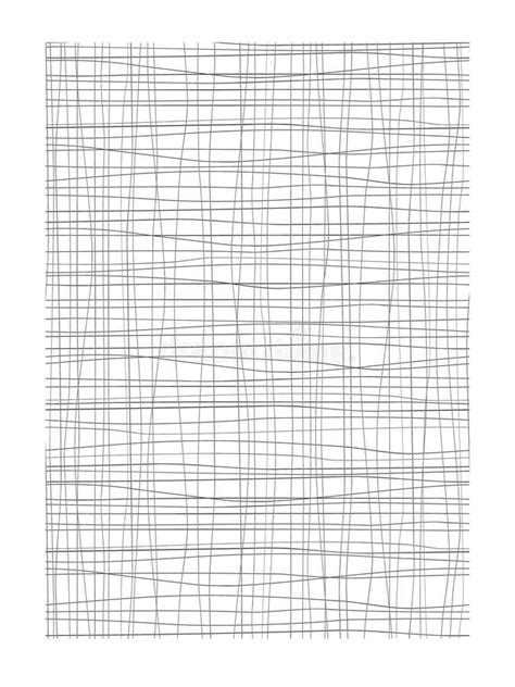 Hand Drawn Line Art Freehand Grid Vector Outline Texture Abstract