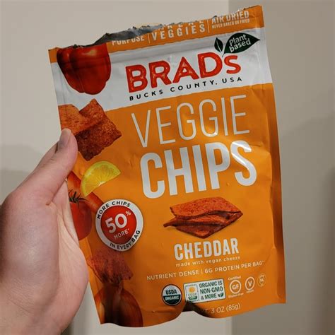 Brads Plant Based Veggie Chips Cheddar Reviews Abillion