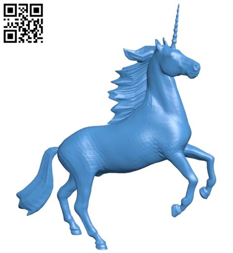 Unicorn Statuette B005559 Download Free Stl Files 3d Model For 3d