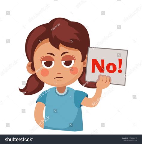 Little Girl Saying No Images Stock Photos And Vectors Shutterstock