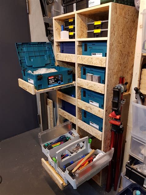 Egal ob sie mit einem oldtimer, transporter oder einem neuwagen vorbei kommen, ich bin immer der richtige für sie. Systainer Cabinet / Schrank Festool OSB Werkstatt Workshop ...