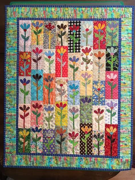 Susans Quilt Creations Tessie Flower Pattern By Amy Mcclellan