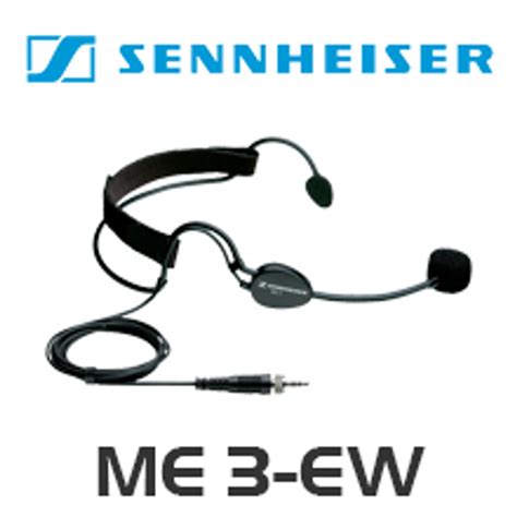 Sennheiser Me 3 Ew Lightweight Cardioid Headset Microphone Av