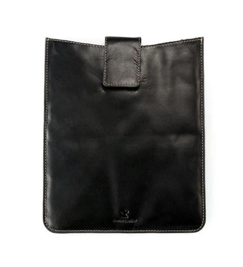 Simple And Classic This Black Leather Tablet Sleeve Is The Perfect