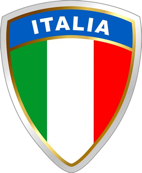 Sticker Italy Crest Dimension 45 X 35 Mm Carstyling Xxl