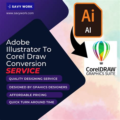 Convert Coreldraw To Ai Or Adobe Illustrator To Cdr Vector  Png Psd