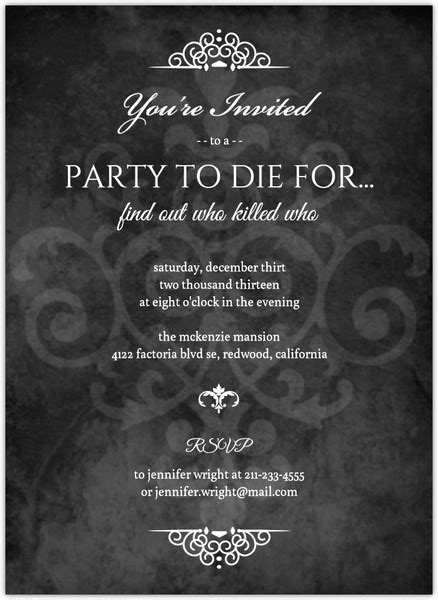 They can help you better survive or kill more players in the game. Murder Mystery Party Invitations Free Printable | wmmfitness.com