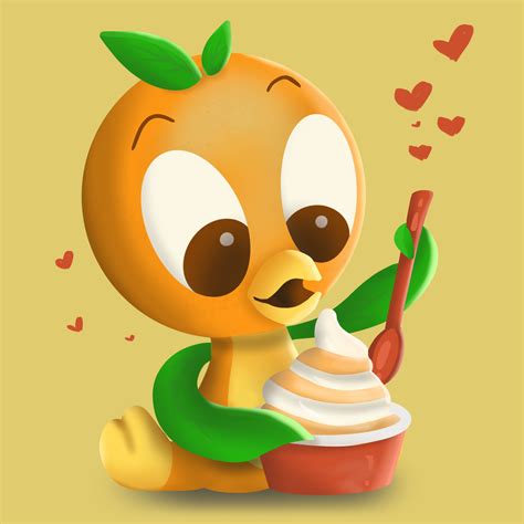 Visited Magic Kingdom This Weekend And Just Had To Draw Orange Bird