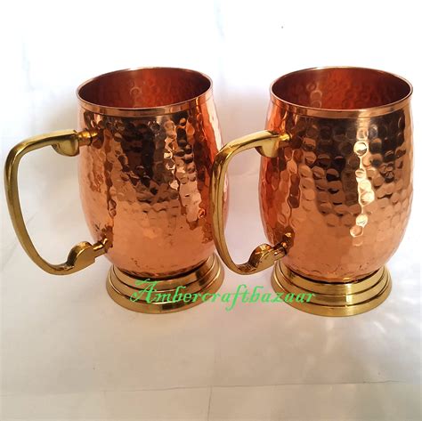 Traditional Turkish Pure Copper Drinking Water Mug Tumbler Ayurveda