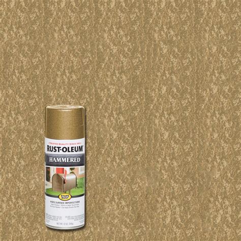 Rust Oleum Stops Rust Oz Hammered Gold Rush Protective Spray Paint Pack