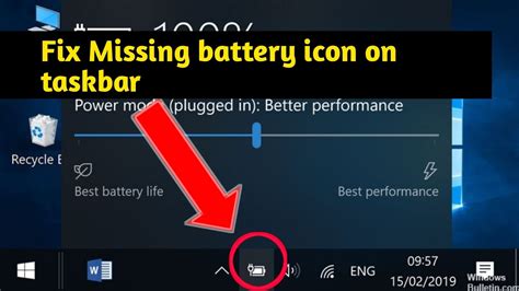 How To Fix Battery Icon Not Showing In Windows 10 Youtube