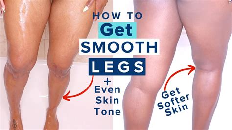 How To Get Smooth Legs And Even Skin Tone All Over Reduce Stretch Marks Cellulite And Razor Bumps