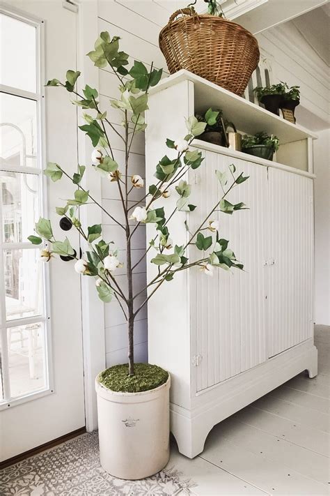 This is only recommended for indoor use or use in a covered and protected outdoor area. DIY Faux Potted Tree | Artificial trees decor, Faux ...