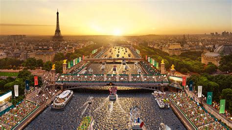 The Olympic Seine Paris 2024  Florian Hulleu 