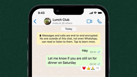 New Whatsapp Feature Emoji Reactions Available From Today