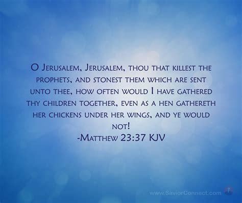 Matthew 2337 King James Version In 2020 King James Version Kjv
