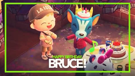 Learn about bruce the deer villager in animal crossing: Happy Birthday, Bruce! | Animal Crossing: New Horizons ...