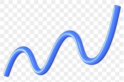 3d Blue Squiggle Png Wavy Free Png Rawpixel