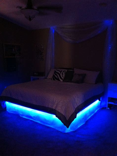 Glow Bed With Fiber Optic Curtains Interior Design Living Room