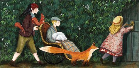 The secret garden is an ideal place for business meetings in discreet surroundings. The Secret Garden book illustrations. on Behance