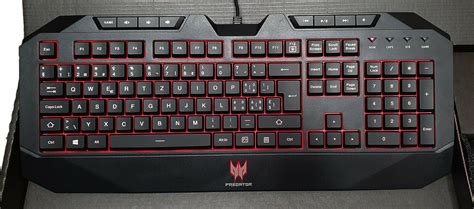 New Acer Predator Gaming Keyboard And Mouse Swiss Tastatur Und Maus Ebay