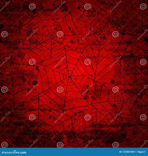 Bloody Blood Red Grunge Abstract Halloween Background Stock