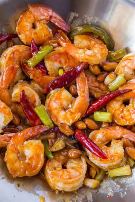 Tasting traditional chinese food helps you better understand chinese culture. Kung Pao Shrimp - Dinner, then Dessert