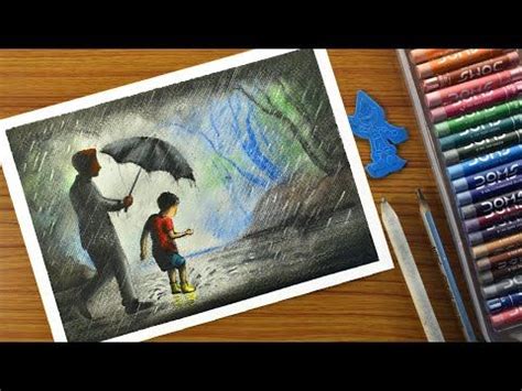 You will probably find yourself repeating these instructions over and over. Fathers day drawing with oil pastel-a boy enjoy with his ...