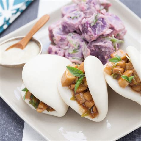 The steamed buns look delicious. Recipe: King Trumpet Mushroom Steam Buns with Miso Butter ...