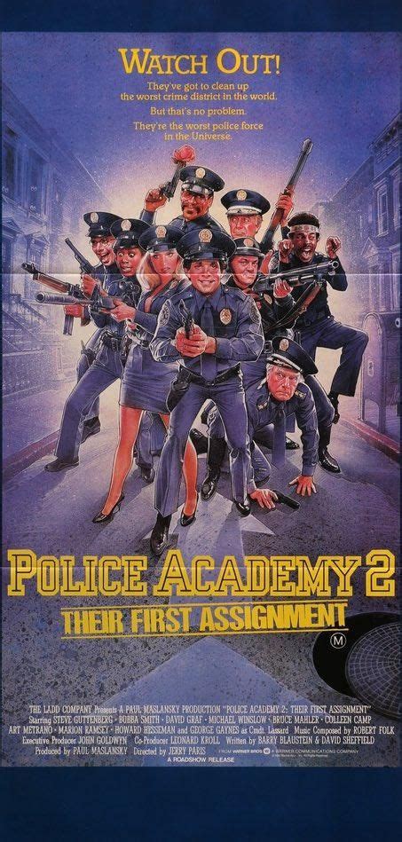 Movie Poster Police Academy 2 Their First Assignment 1985