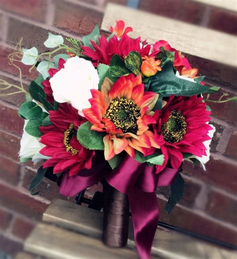 Elegant Bridal Bouquet Perfect For Fall And Winter