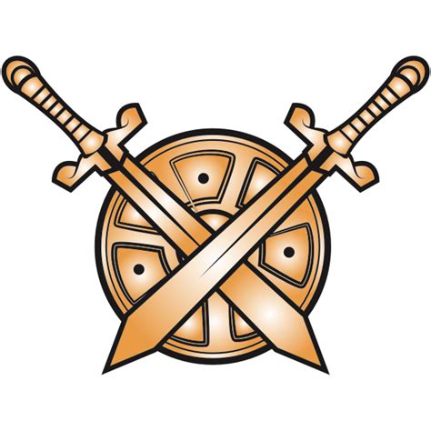 Swords And Shield Free Svg
