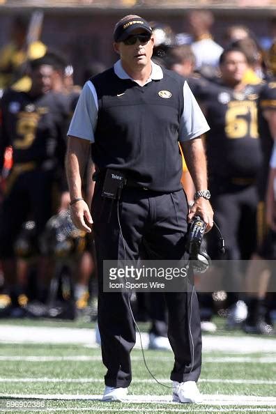 Missouri Tigers Head Coach Gary Pinkel Stands On The Field During A News Photo Getty Images