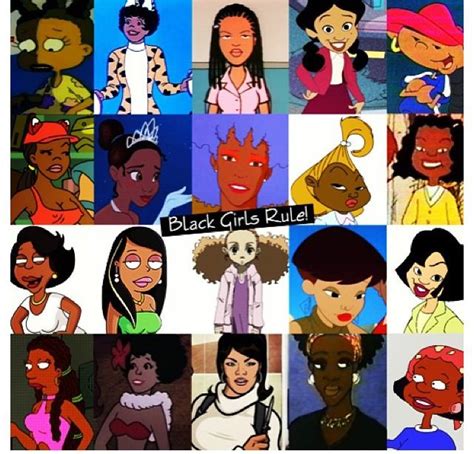 Black Cartoon Favs ️ Black Girl Cartoon Black Cartoon Characters