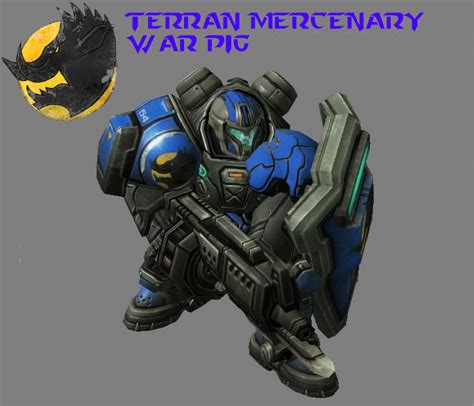 Starcraft 2 War Pig Marine Mercenary Hd By Hammerthetank On Deviantart