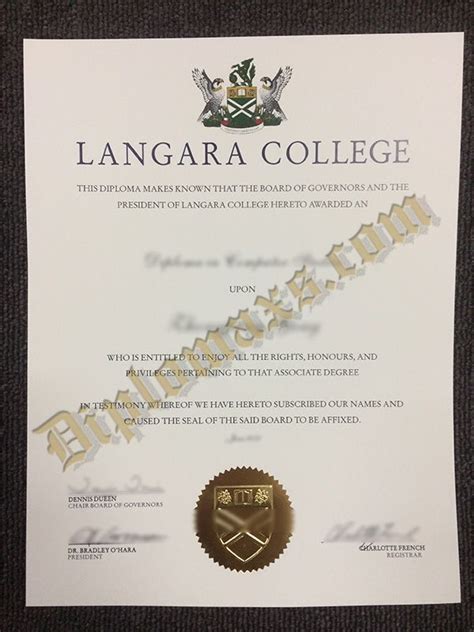 Langara college, located in vancouver, b.c., provides university, career, and continuing studies the associate of science degree in computer science allows students to transfer easily to the third year. Buy Fake Diplom From Langara College