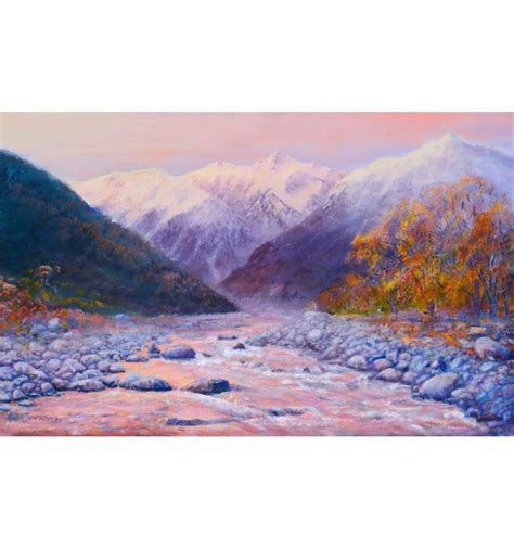 Serenity Mountains Caley Art New Zealand Fine Art