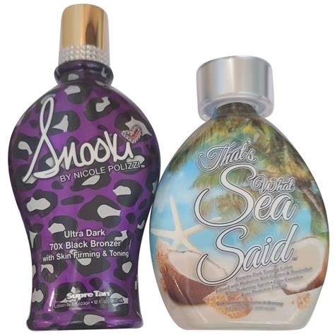 Thats What Sea Said Coconut And Snooki Ultra Dark Black Bronzer Tanning
