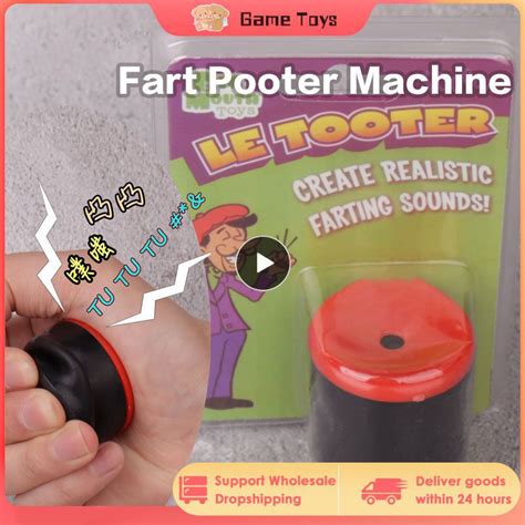 ☑1pc Farting Sounds Fart Pooter Machine Creative Simulation Voice Real Party Squeeze The Fart Fu
