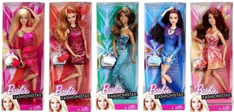 Barbie Fashionistas Dolls Assortment Pack Of 5 Y5908 2013 Details